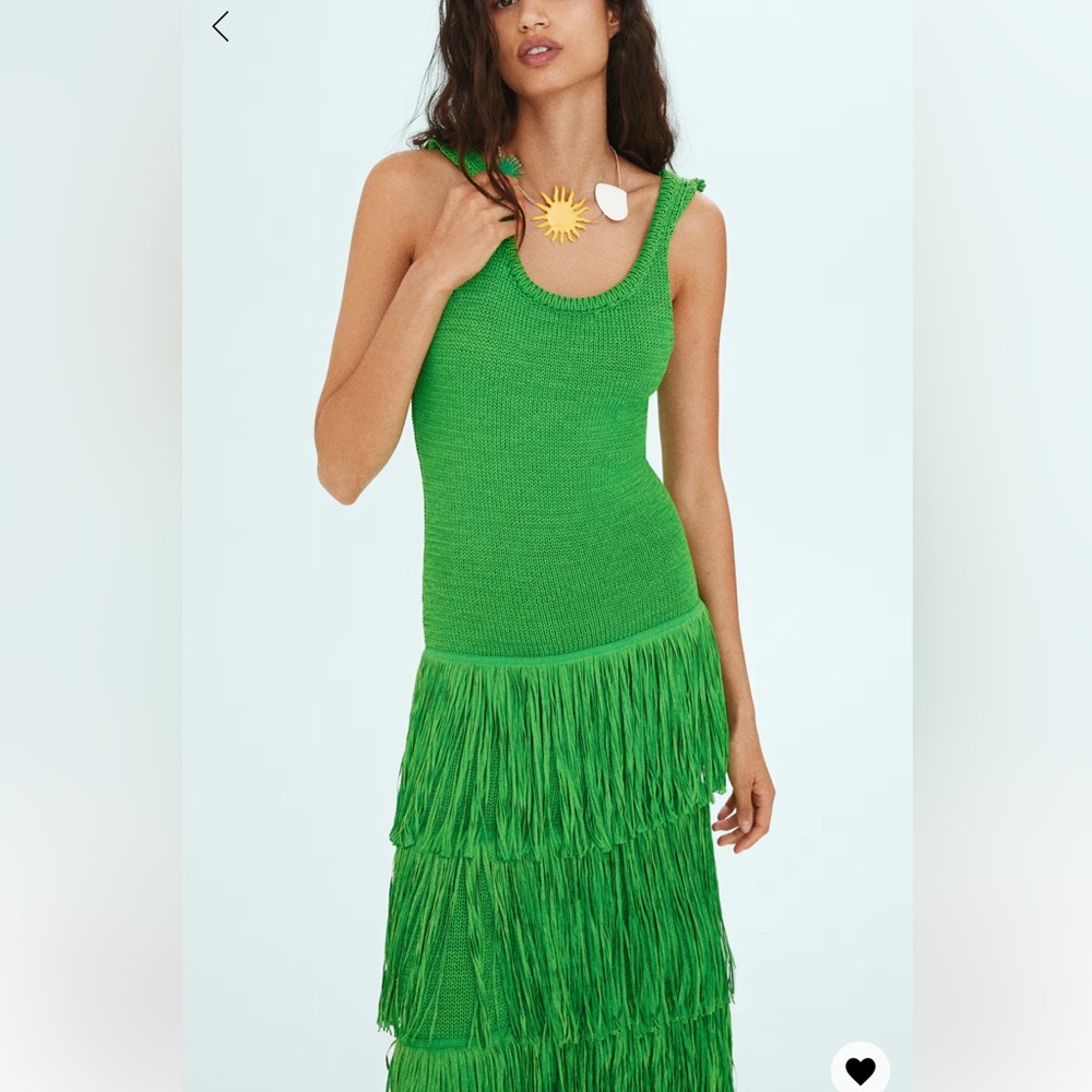 Simon Miller Knitted Dress with fringe design